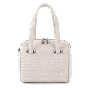 CELINE DION Vibrato Satchel Top Handle Cross Body Leather Purse NEW Retail $400